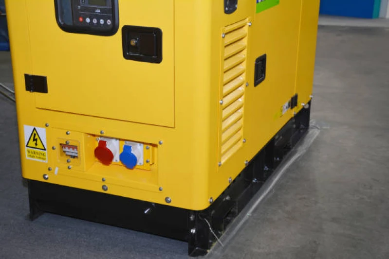gerador energia diesel silencioso